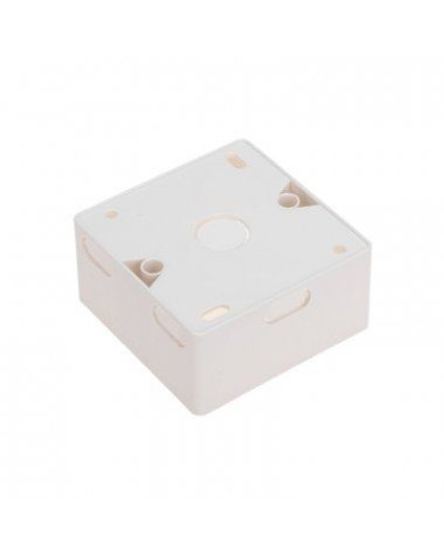 Короб накладной для лицевых панелей 80х80 под 2 модуля 45х22,5 Mosaic 03-0126 в Калуге Распределительные коробки Pintop.ru