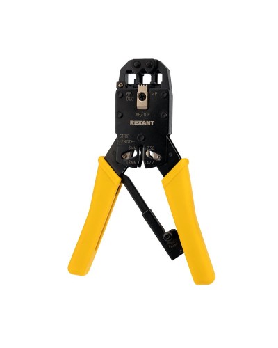 Кримпер для обжима 10P10C / 8P8C / 6P6C / 4P4C (HT-200R) (TL-200R) REXANT (12-3442) в Калуге Монтажные материалы Pintop.ru