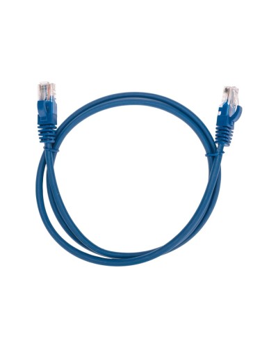 Патч-корд U/UTP, CAT 5e, RJ45-RJ45, 26AWG, LSZH, синий, 1м REXANT 02-0104-1 в Калуге Патчкорды (медные) Pintop.ru