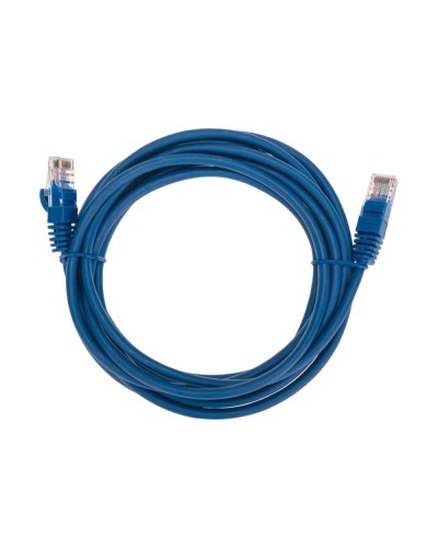 Патч-корд U/UTP, CAT 5e, RJ45-RJ45, 26AWG, LSZH, синий, 3м REXANT 02-0104-3 в Калуге Патчкорды (медные) Pintop.ru