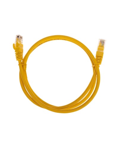 Патч-корд U/UTP, CAT 6, RJ45-RJ45, 26AWG, LSZH, желтый, 1м REXANT 02-0295-1 в Калуге Патчкорды (медные) Pintop.ru