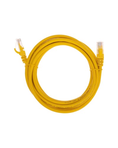 Патч-корд U/UTP, CAT 6, RJ45-RJ45, 26AWG, LSZH, желтый, 3м REXANT 02-0295-3 в Калуге Патчкорды (медные) Pintop.ru