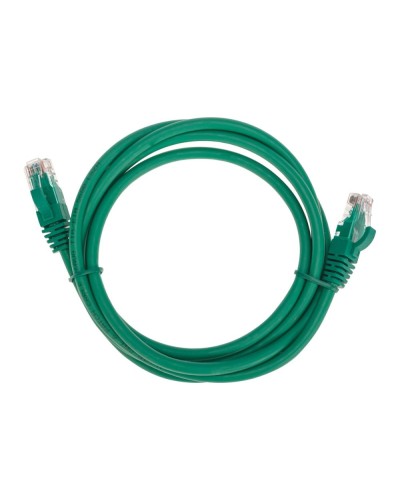 Патч-корд U/UTP, CAT 6, RJ45-RJ45, 26AWG, LSZH, зеленый, 1,5м REXANT 02-0296-105 в Калуге Патчкорды (медные) Pintop.ru
