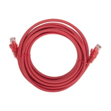 Патч-корд U/UTP, CAT 6, RJ45-RJ45, 26AWG, LSZH, красный, 5м REXANT 02-0293-5