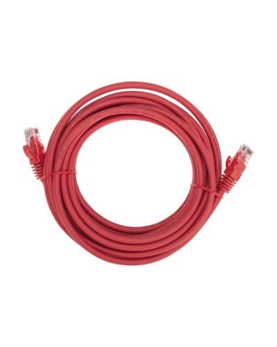 Патч-корд U/UTP, CAT 6, RJ45-RJ45, 26AWG, LSZH, красный, 5м REXANT 02-0293-5 в Калуге Патчкорды (медные) Pintop.ru