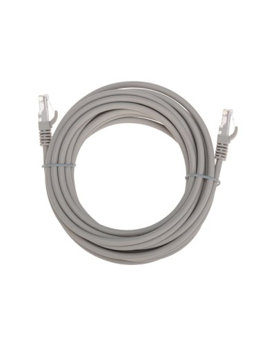 Патч-корд U/UTP, CAT 6, RJ45-RJ45, 26AWG, LSZH, серый, 5м REXANT 02-0290-5 в Калуге Патчкорды (медные) Pintop.ru