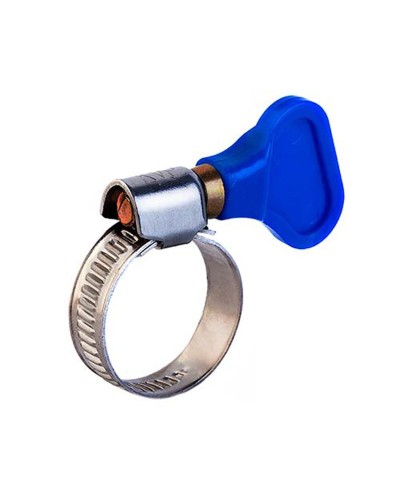 Хомут червячный 16-25/9-0,7мм, с ключом, нержавеющая сталь W2, (50 шт/уп) REXANT 07-0716-1 в Калуге Стяжки-хомуты Pintop.ru