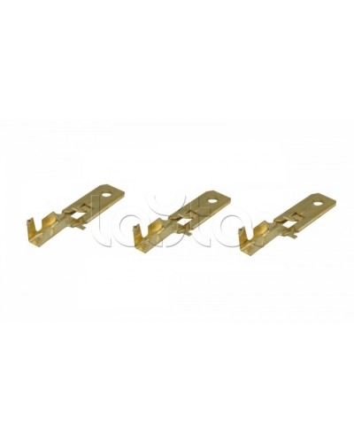 Клемма плоская 1-1.5 мм² (КП штекер - 6.3мм) (100шт/уп) REXANT 08-0911 в Калуге Клеммные колодки Pintop.ru