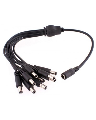 Разветвитель питания на 9 разъемов 2,1*5,5 мм REXANT (14-0317) в Калуге Системы видеонаблюдения Pintop.ru