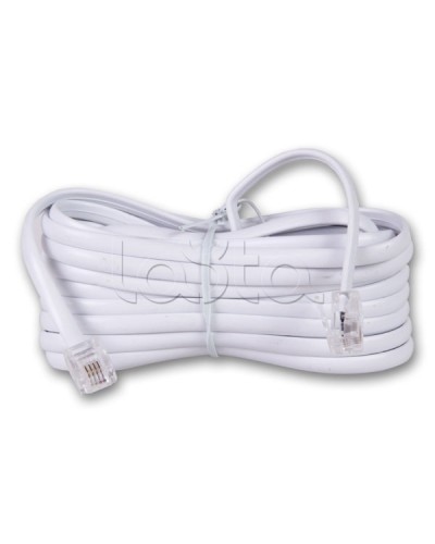 Удлинитель телефонный 25 м белый (10шт/уп) REXANT 18-3251 в Калуге Патч-корды и пигтейлы Pintop.ru