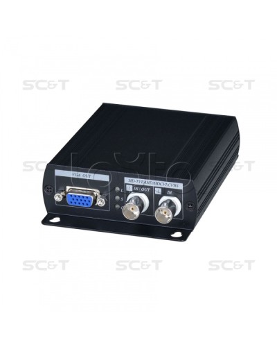 Преобразователь-разветвитель AHD/HDCVI/HDTVI в HDMI/VGA/CVBS SC&T AD001HD4 в Калуге Видеоусилители, Модуляторы, Делители Pintop.ru