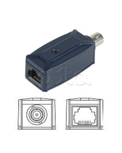 Удлинитель Ethernet, пассивный по коаксиальному кабелю SC&T IP01 в Калуге Видеоусилители, Модуляторы, Делители Pintop.ru