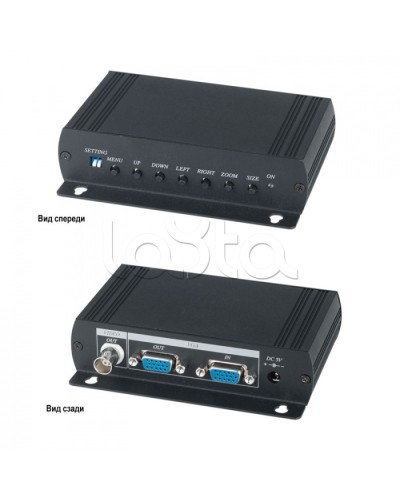 Преобразователь VGA- видеосигнала в аналоговый видеосигнал SC&T VC01 в Калуге Видеоусилители, Модуляторы, Делители Pintop.ru