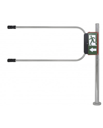 Smartec ST-GR010EC-CR - Калитка аварийного выхода с электромагнитом, хромированная, в комплекте стойка 1000 х D50 мм и створка 1000 х D25 мм. в Калуге Калитки Pintop.ru