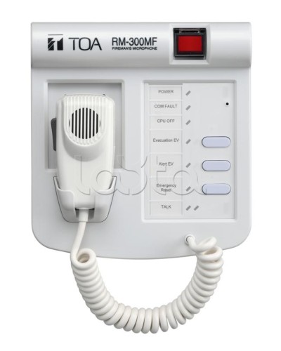 Панель микрофонная пожарная для серии VM-3000 в Калуге Системы оповещения и трансляции TOA Pintop.ru