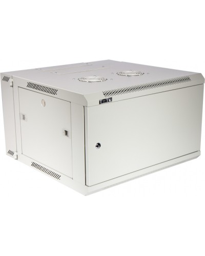 Шкаф настенный серии Pro, 3-секционный, 12U 600x600, металлическая дверь TWT-CBW3M-12U-6x6-GY в Калуге Аксессуары для стоек и шкафов Pintop.ru