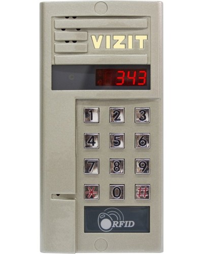 Блок вызова Vizit БВД-343FCPW в Калуге Блоки вызова многоабонентные Pintop.ru