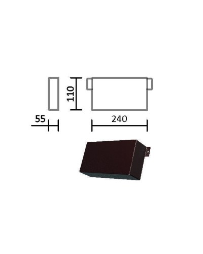 Монтажный кожух Vizit МК-400CB в Калуге Аксессуары для многоабонентных систем Pintop.ru