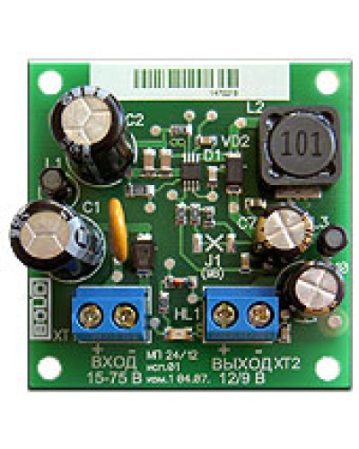 Модуль преобразователя Болид МП 24/12В исп.01 в Калуге Электротехническое оборудование Pintop.ru