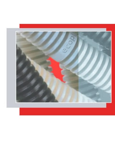 Труба гофр. ПВХ 16 мм (100 м) Экопласт (10016) в Калуге Труба гофрированная Pintop.ru