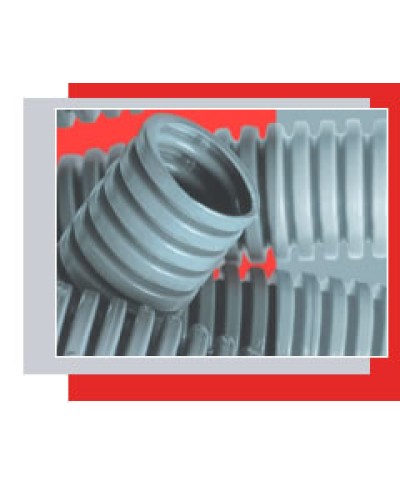 Труба гофрированная ПВХ тяжелая, с зондом диам. 50 мм (15м) Экопласт 11150 в Калуге Труба гофрированная Pintop.ru