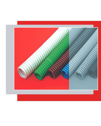 Труба гофрированная ПНД тяжелая диам 32 мм, с зондом Экопласт 21132 в Калуге Труба гофрированная Pintop.ru