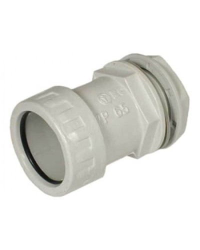 Муфта «труба-коробка» D25 мм , без галогена Экопласт 42725HF в Калуге Аксессуары для труб (ОКЛ) Экопласт Pintop.ru