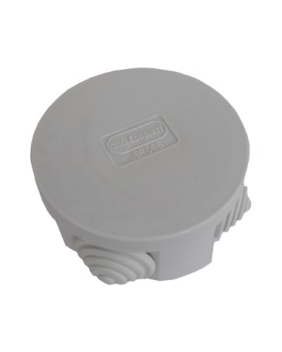 Коробка распределительная о/п с крышкой D65х35 мм, 4 вых. Экопласт 44004 в Калуге Распределительные коробки Pintop.ru