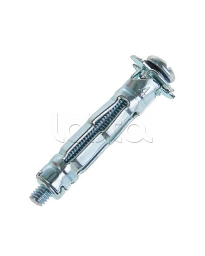 Дюбель металлический Молли с винтом 4x6x38 (250шт) Экопласт (47235) в Калуге Крепеж: Дюбели, шурупы, саморезы Pintop.ru