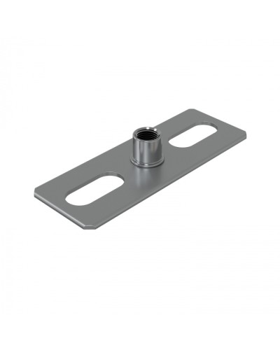 Пластина опорная с гайкой М8 (1уп=150шт) Экопласт (59920) в Калуге Аксессуары для лотков Pintop.ru