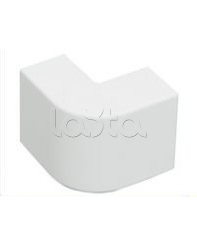 Угол внешний плавный стандарт TIA 40x25 мм Экопласт 72208R в Калуге Аксессуары для кабель-канала Pintop.ru