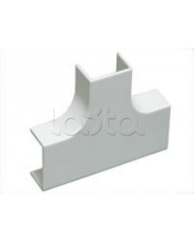 Угол Т-образный плавный стандарт TIA 40x25 мм Экопласт 72408R в Калуге Аксессуары для кабель-канала Pintop.ru