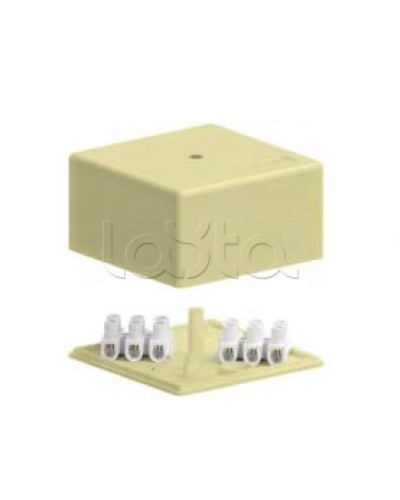 SD4 Коробка распределительная для о/п, 140x75x40мм без галогена (белый) Экопласт (72933HF) в Калуге Распределительные коробки Pintop.ru