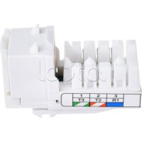 Механизм розетки телефонной (6 контактов) RJ-12 LK45 (Экопласт) (855600)