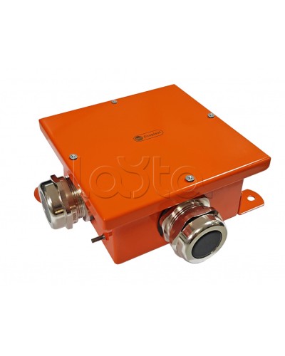 Экопласт SMB120 Коробка металл, огн. E-110, о/п,120х120х60, IP66, 5P, (1,5-4 мм2), оранж. в Калуге Распределительные коробки Pintop.ru
