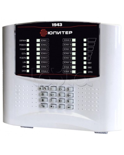 Прибор приемно-контрольный охранно-пожарный Элеста Юпитер-1943 в Калуге Приемно-контрольные приборы Pintop.ru