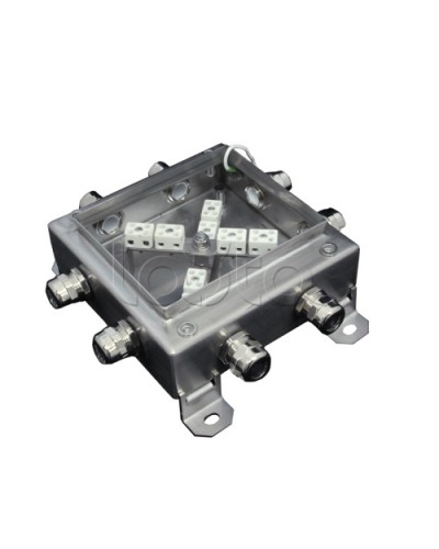 Коробка монтажная огнестойкая Гефест КМ-О (16к)-IP66 1515нерж, 8 вводов в Калуге Распределительные коробки Pintop.ru