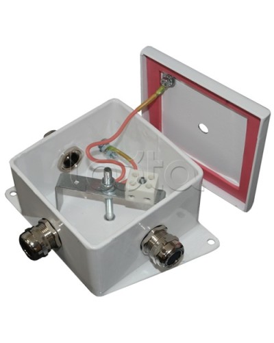 Коробка монтажная огнестойкая Гефест КМ-О (4к*6,0)-IP66 три ввода 100х100 в Калуге Распределительные коробки Pintop.ru