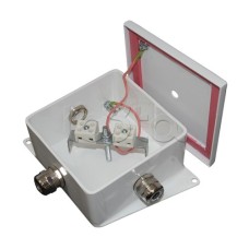 Коробка монтажная огнестойкая Гефест КМ-О (8к)-IP66-120х120, четыре ввода