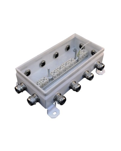 Коробка монтажная огнестойкая Гефест КМ-О (16к*6,0)-IP66 1224, 12 вводов 123х240х60 в Калуге Распределительные коробки Pintop.ru