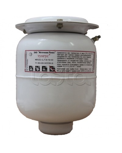 Модуль порошкового пожаротушения термостойкого исполнения Источник-плюс Тунгус-МПП(Н-Т1)-2,7(н)-И-ГЭ-У2 в Калуге Модули порошковые Pintop.ru