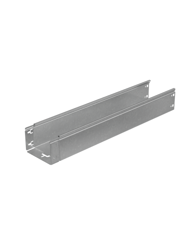 Лоток неперфорированный 100х150х1,2 L4000 мм Быстрый монтаж ПЛЮС КМ-профиль (LNplus100-150-1.2-4000) в Калуге Кабельные лотки Pintop.ru