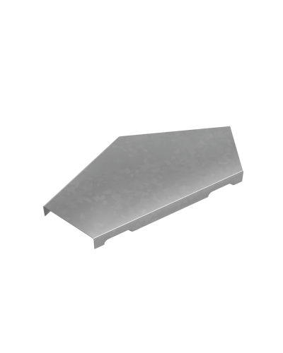 Крышка горизонтального угла 45 гр. 50 мм ПЛЮС INOX304 КМ-Профиль (KGLplus45-50 INOX304) в Калуге Аксессуары для лотков Pintop.ru