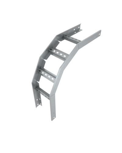 Угол лестничный вертикальный внешний 90 гр. 50х600х1,2 мм Быстрый монтаж HD85 КМ-профиль (LVLS90-50-600-1.2 HD85) в Калуге Аксессуары для лотков Pintop.ru