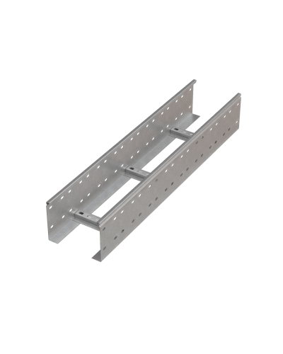 Лоток лестничный 150х400х1,2 L3000 мм HD N КМ-профиль (LL150-400-1.2-3000 HD N) в Калуге Кабельные лотки Pintop.ru