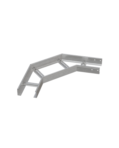 Угол лестничный горизонтальный 90 гр. 80х400х1,2 мм INOX304 N КМ-Профиль (LGL90-80-400-1.2 INOX304 N) в Калуге Аксессуары для лотков Pintop.ru