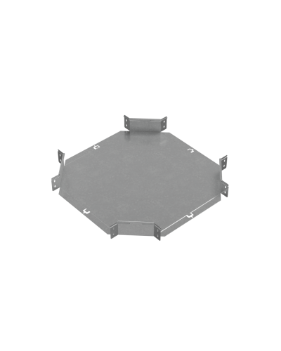 Х-разветвитель 80х400 мм ПЛЮС HD85 КМ-профиль (XDplus80-400 HD85) в Калуге Аксессуары для лотков Pintop.ru