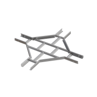 Х-разветвитель лестничный 50х300х1,2 мм INOX304 N КМ-Профиль (LXD50-300-1.2 INOX304 N)