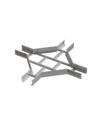 Х-разветвитель лестничный 100х400х2,0 мм N КМ-профиль (LXD100-400-2.0 N) в Калуге Аксессуары для лотков Pintop.ru