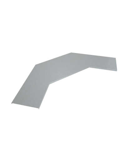 Крышка лестничного горизонтального угла 90 гр. 400 мм INOX304 КМ-Профиль (KLGL90-400 INOX304) в Калуге Аксессуары для лотков Pintop.ru